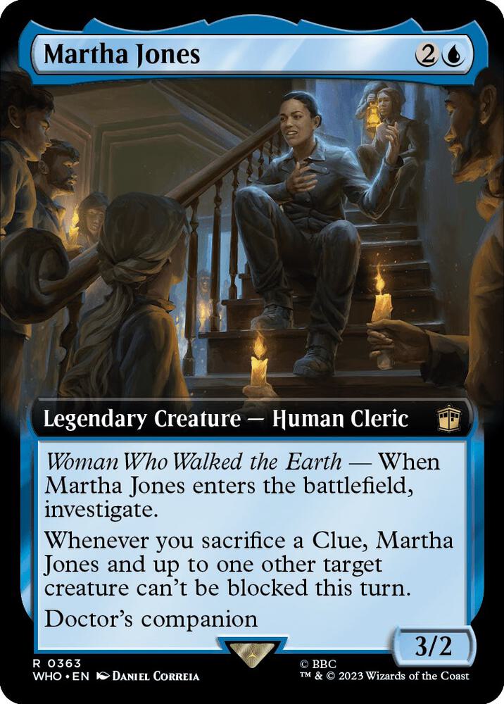 Martha Jones (Extended Art) 363 card from Universes Beyond: Doctor Who