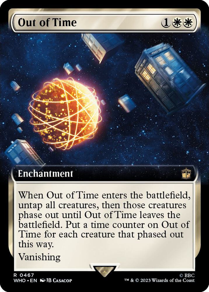 Out of Time (Extended Art) 467 card from Universes Beyond: Doctor Who