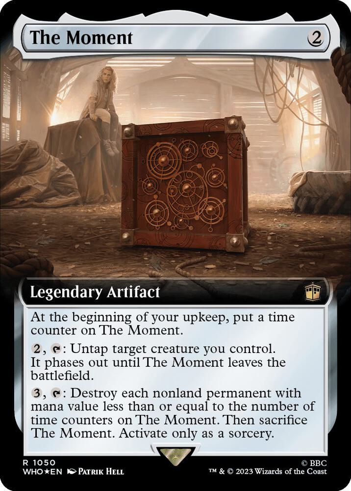 The Moment (Extended Art) (Surge Foil) 1050 card from Universes Beyond: Doctor Who