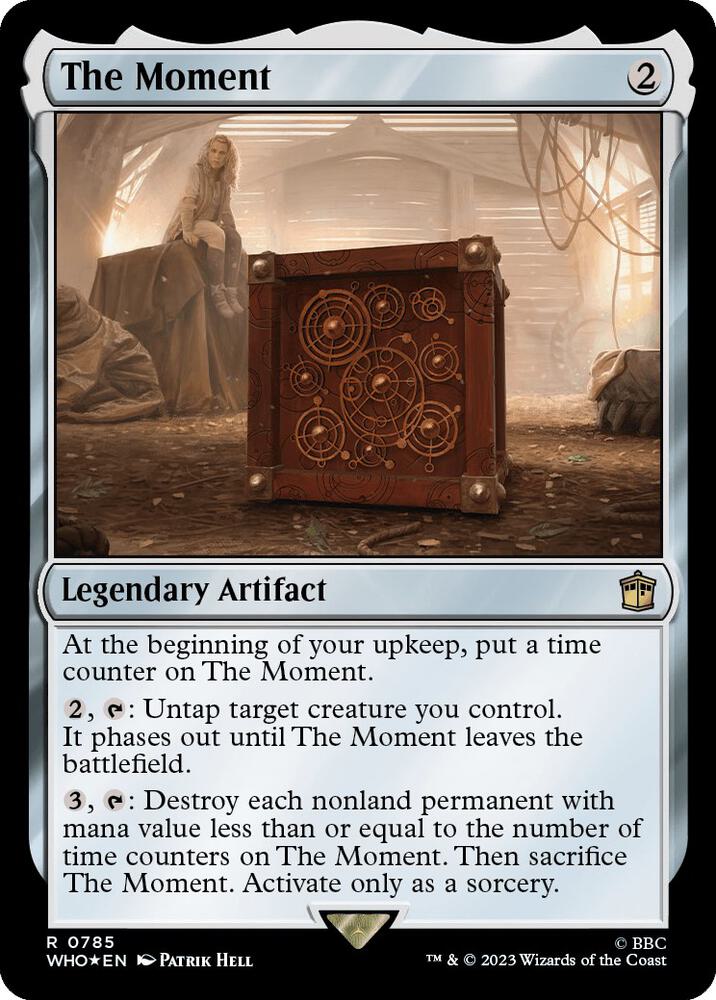 The Moment (Surge Foil) 785 card from Universes Beyond: Doctor Who