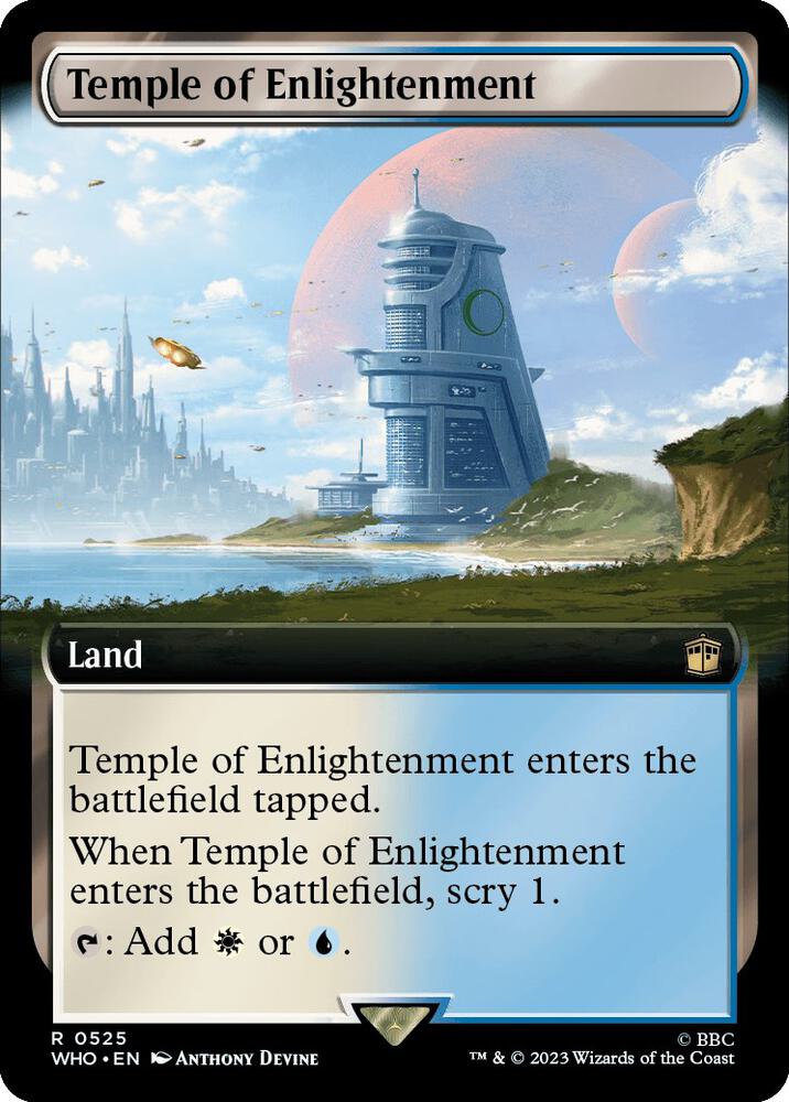 Temple of Enlightenment (Extended Art) 525 card from Universes Beyond: Doctor Who