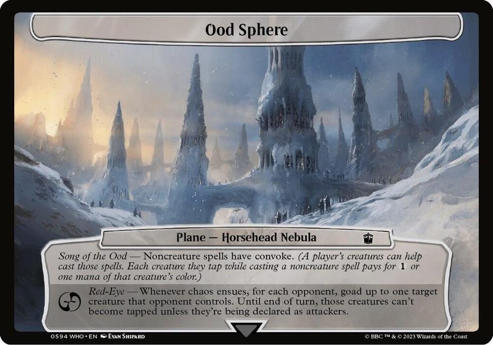 Ood Sphere 594 card from Planechase: Universes Beyond: Doctor Who
