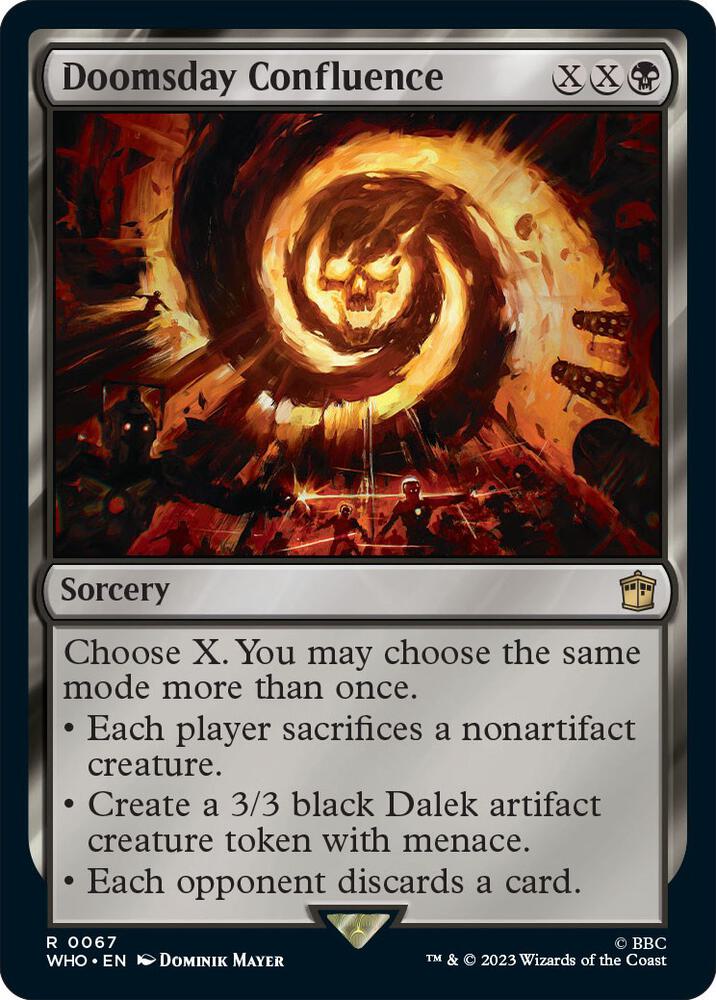 Doomsday Confluence 67 card from Universes Beyond: Doctor Who