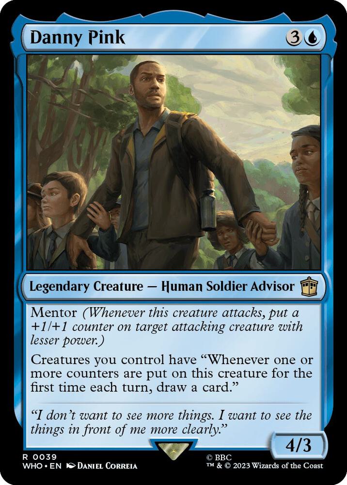 Danny Pink 39 card from Universes Beyond: Doctor Who