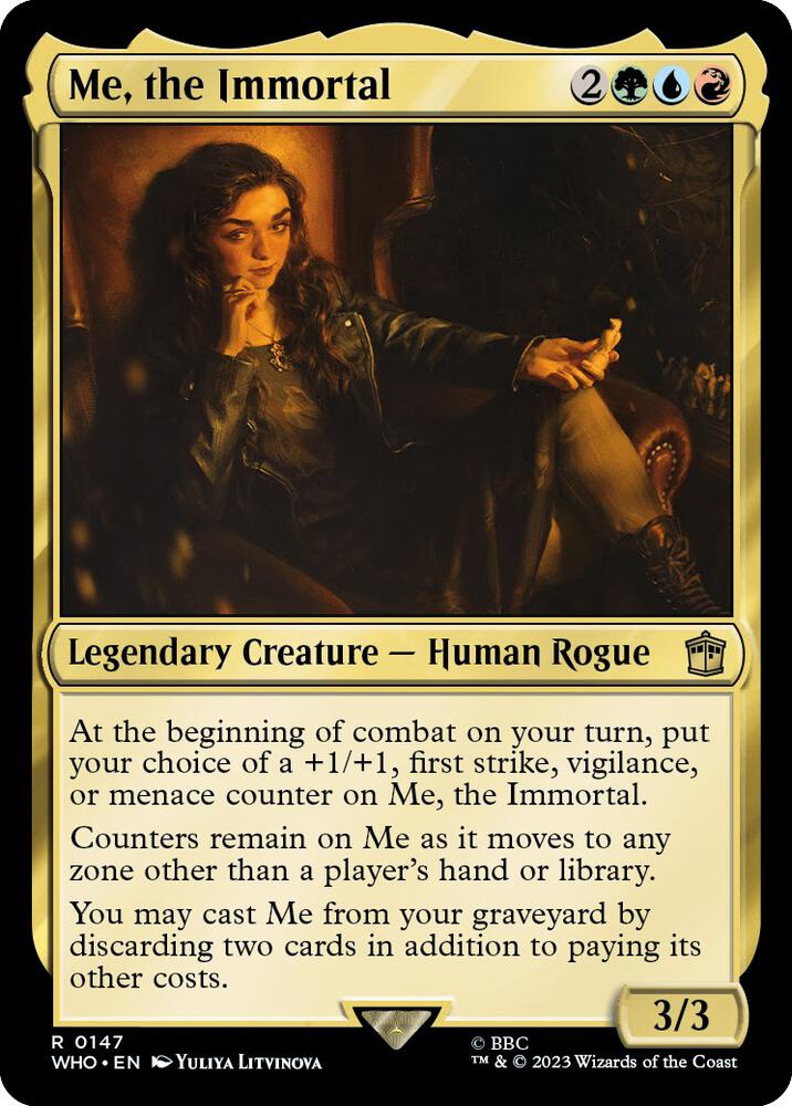 Me, the Immortal 147 card from Universes Beyond: Doctor Who