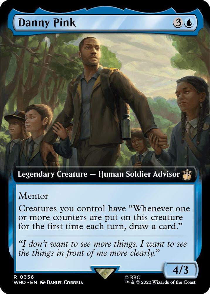Danny Pink (Extended Art) 356 card from Universes Beyond: Doctor Who