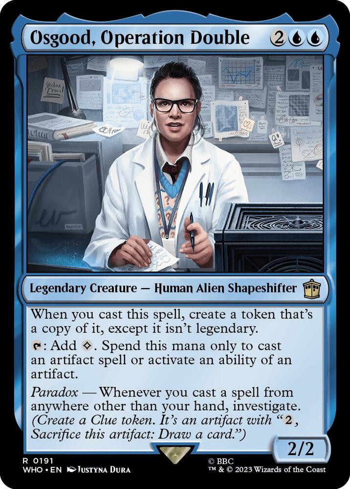 Osgood, Operation Double 191 card from Universes Beyond: Doctor Who