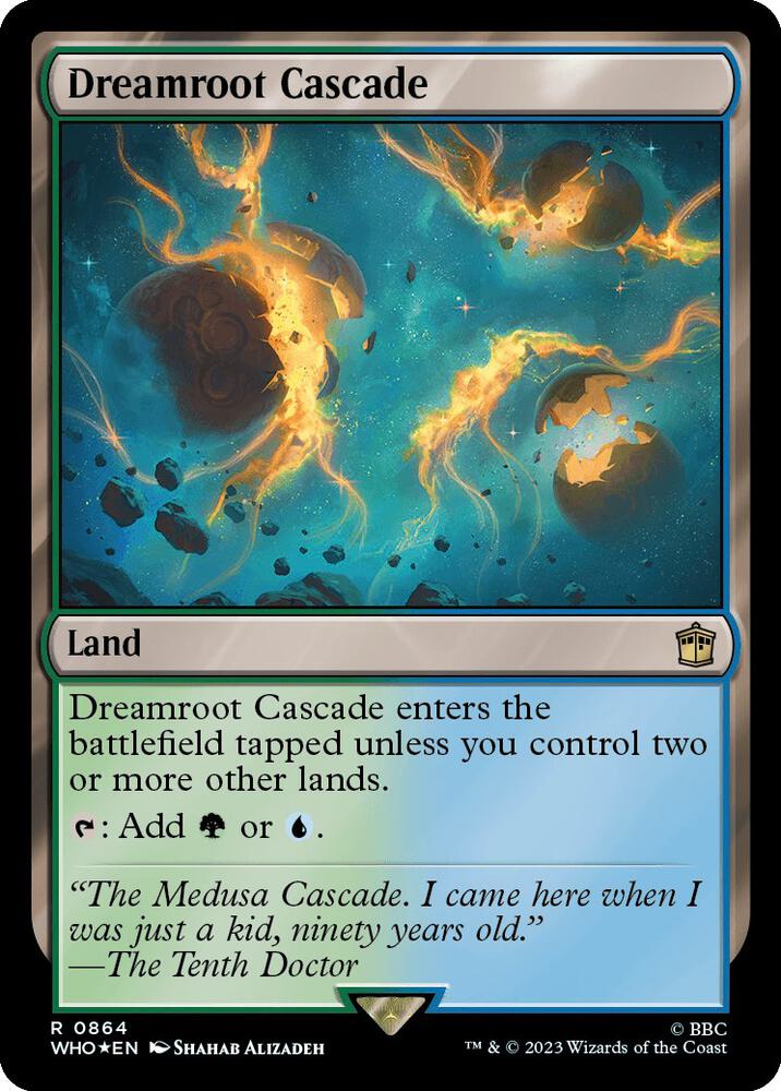 Dreamroot Cascade (Surge Foil) 864 card from Universes Beyond: Doctor Who