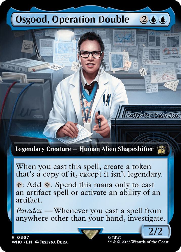 Osgood, Operation Double (Extended Art) 367 card from Universes Beyond: Doctor Who