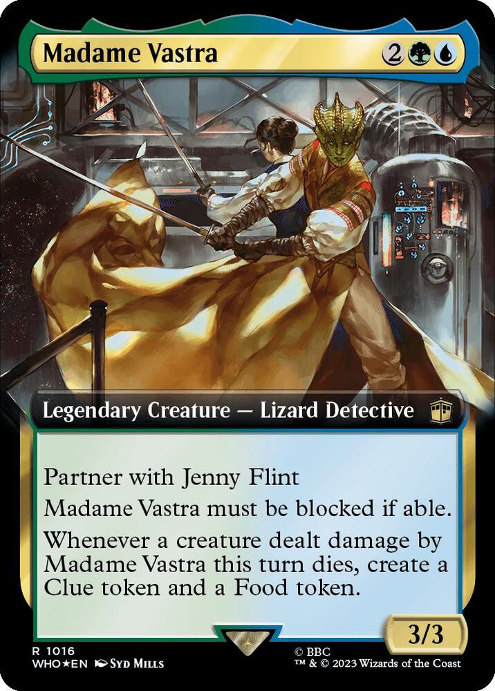 Madame Vastra (Extended Art) (Surge Foil) 1016 card from Universes Beyond: Doctor Who