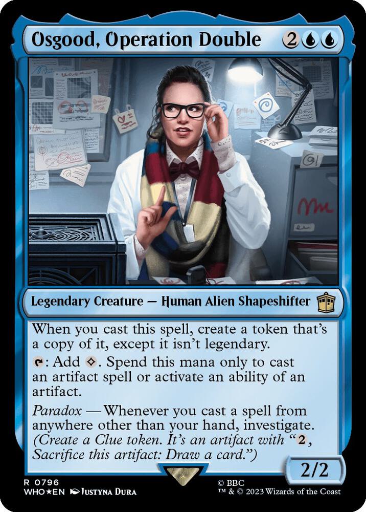 Osgood, Operation Double (Surge Foil) 796 card from Universes Beyond: Doctor Who