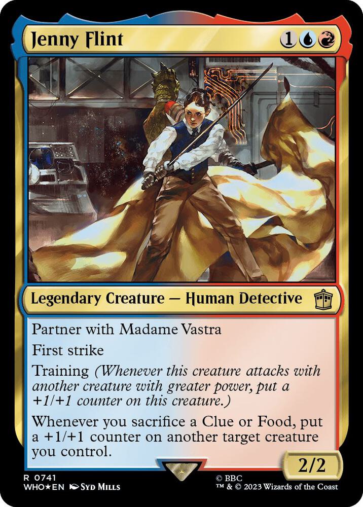 Jenny Flint (Surge Foil) 741 card from Universes Beyond: Doctor Who