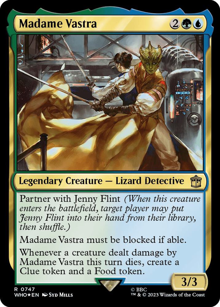 Madame Vastra (Surge Foil) 747 card from Universes Beyond: Doctor Who