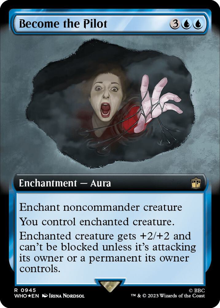 Become the Pilot (Extended Art) (Surge Foil) 945 card from Universes Beyond: Doctor Who