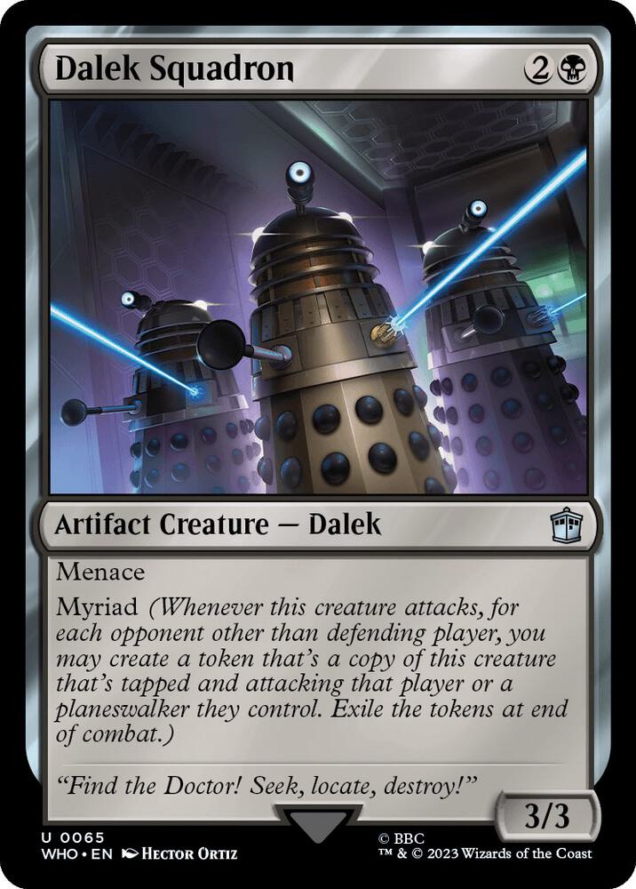 Dalek Squadron 65 card from Universes Beyond: Doctor Who