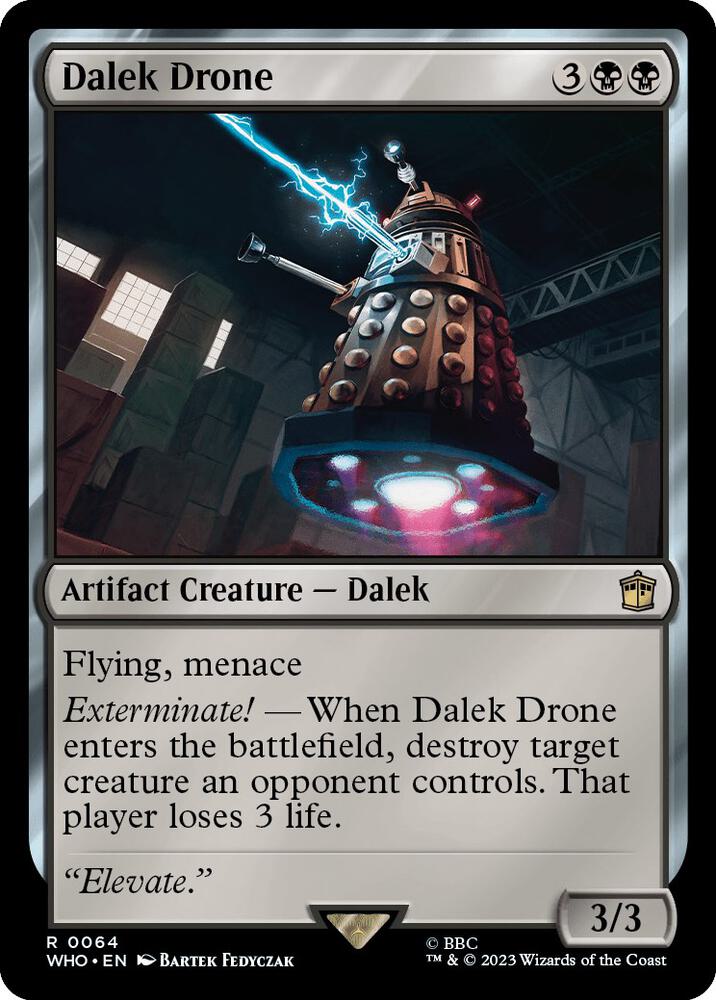 Dalek Drone 64 card from Universes Beyond: Doctor Who