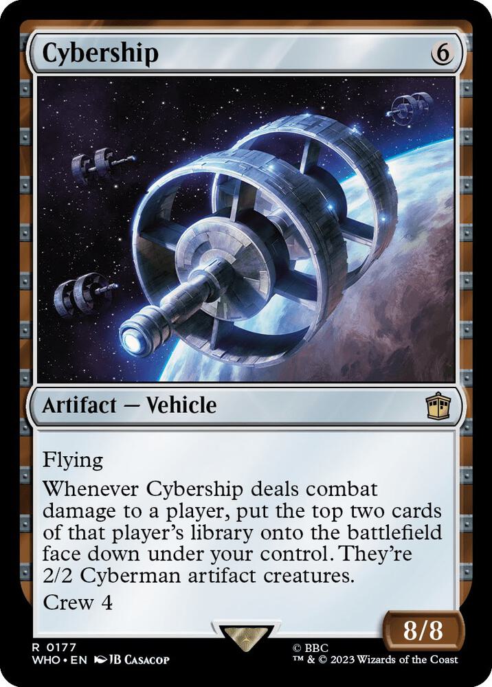 Cybership 177 card from Universes Beyond: Doctor Who