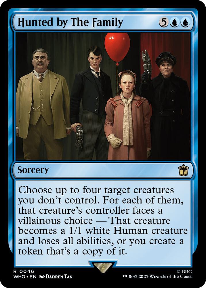 Hunted by The Family 46 card from Universes Beyond: Doctor Who