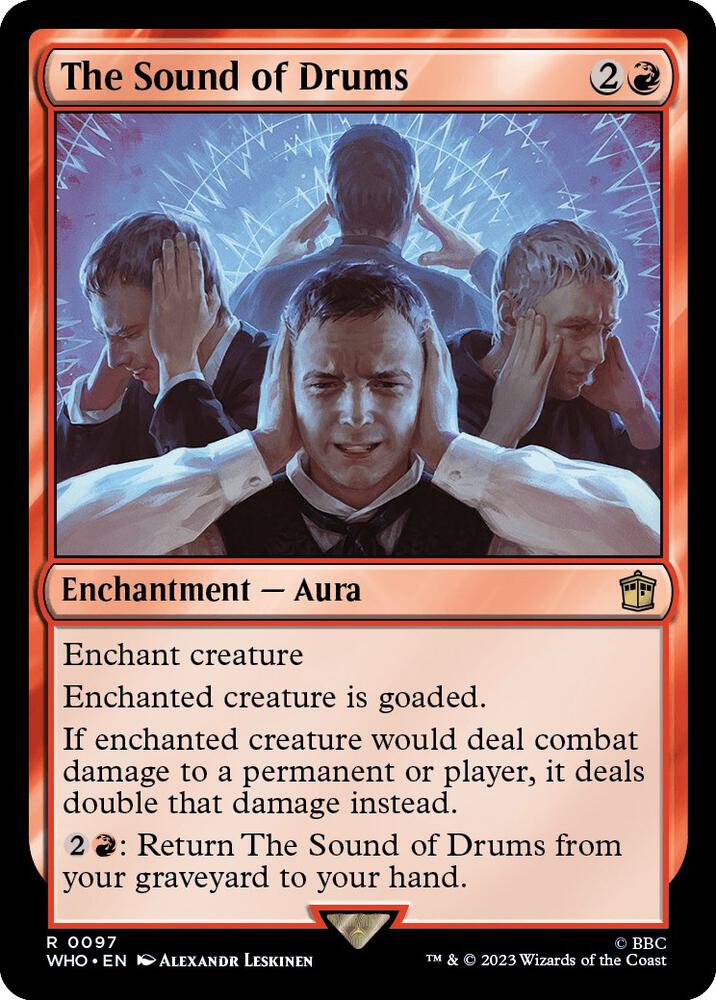 The Sound of Drums 97 card from Universes Beyond: Doctor Who