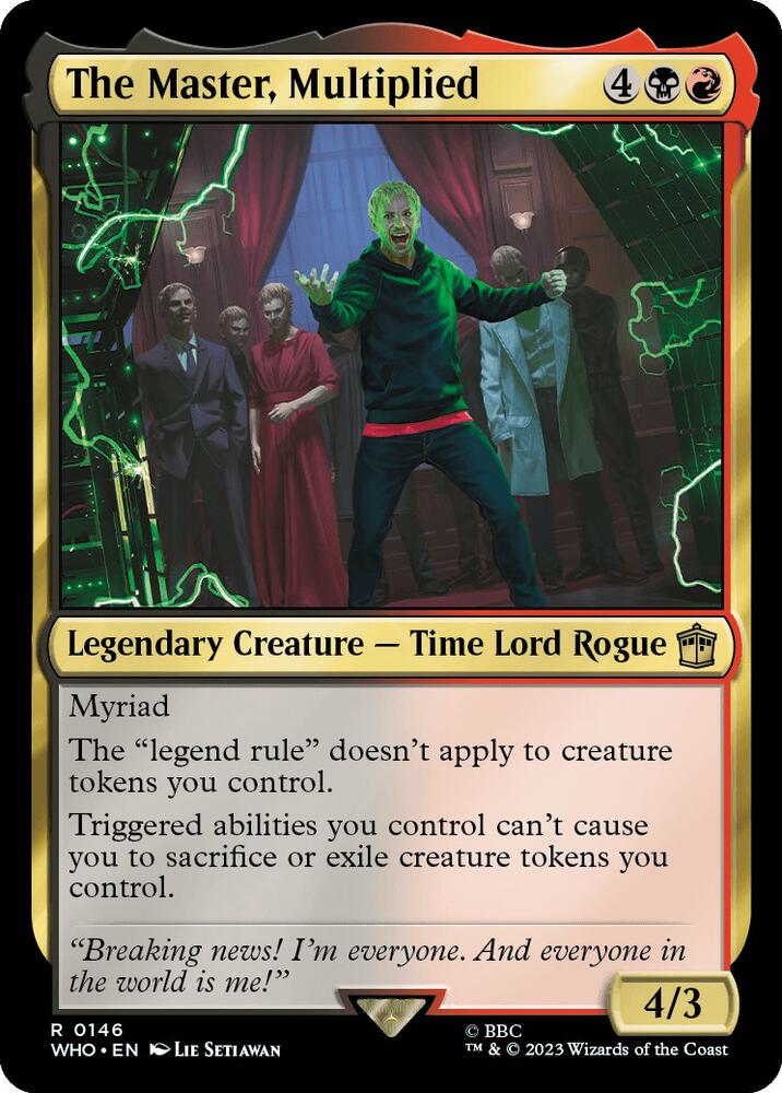 The Master, Multiplied 146 card from Universes Beyond: Doctor Who