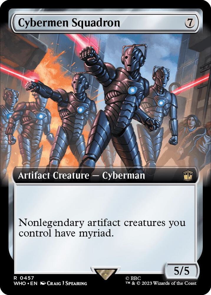 Cybermen Squadron (Extended Art) 457 card from Universes Beyond: Doctor Who