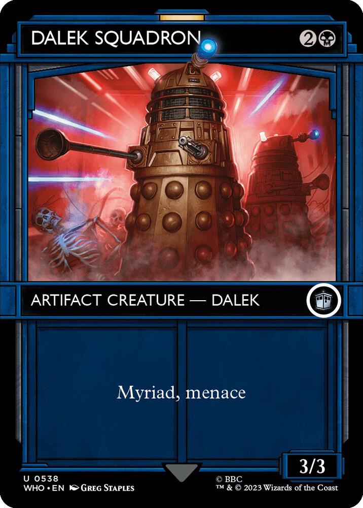 Dalek Squadron (Showcase) 538 card from Universes Beyond: Doctor Who