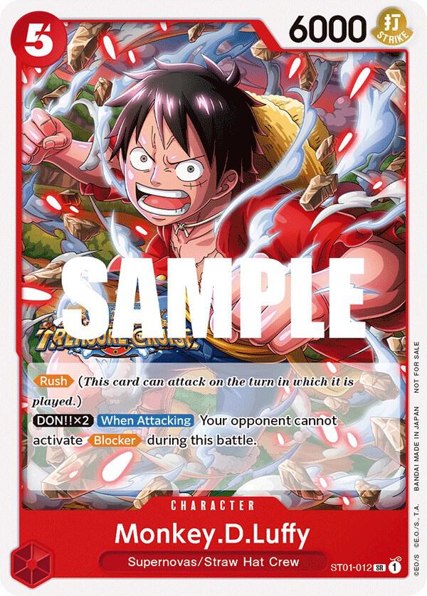 Monkey.D.Luffy (Tournament Pack Vol. 5) ST01-012 card from One Piece Promotion Cards