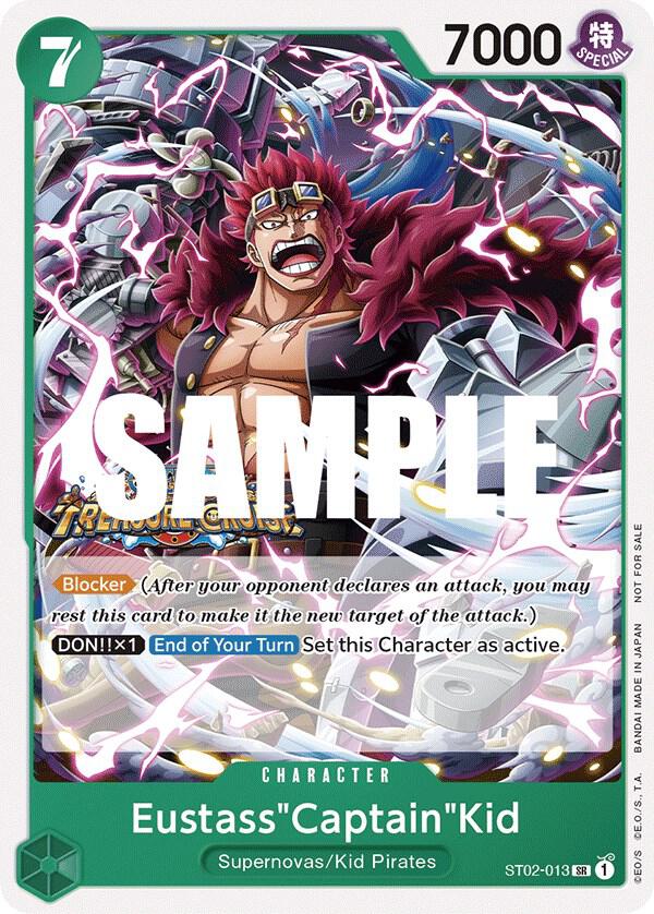Eustass"Captain"Kid (Tournament Pack Vol. 5) ST02-013 card from One Piece Promotion Cards
