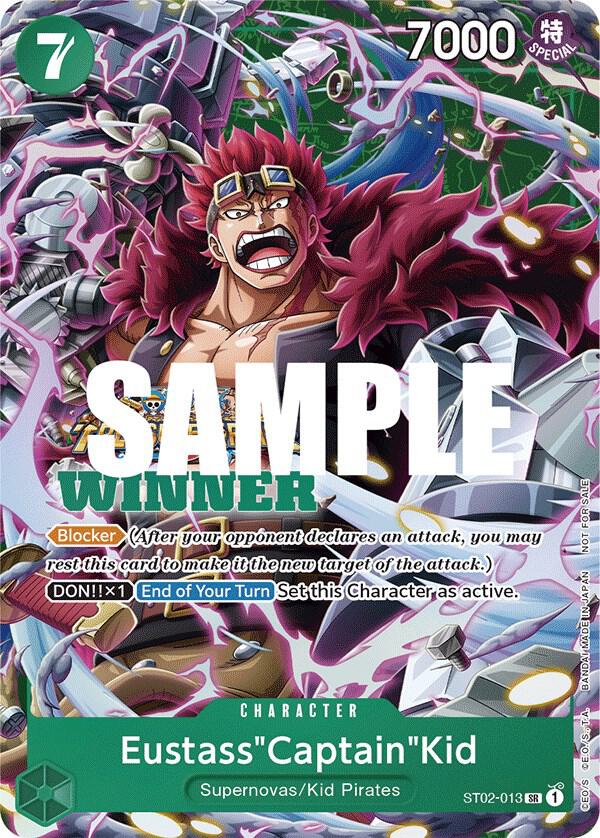 Eustass"Captain"Kid (Winner Pack Vol. 5) ST02-013 card from One Piece Promotion Cards