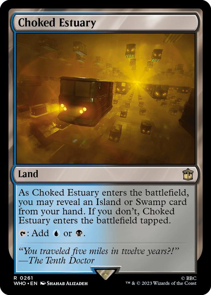 Choked Estuary 261 card from Universes Beyond: Doctor Who