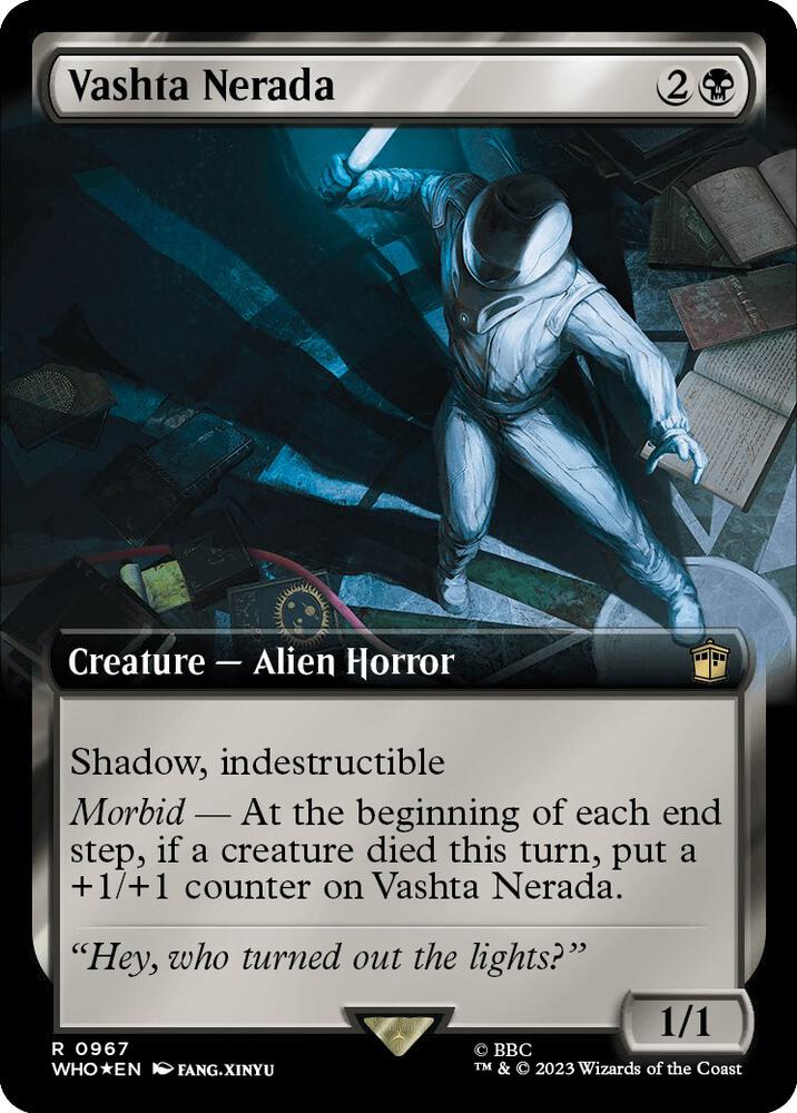 Vashta Nerada (Extended Art) (Surge Foil) 967 card from Universes Beyond: Doctor Who
