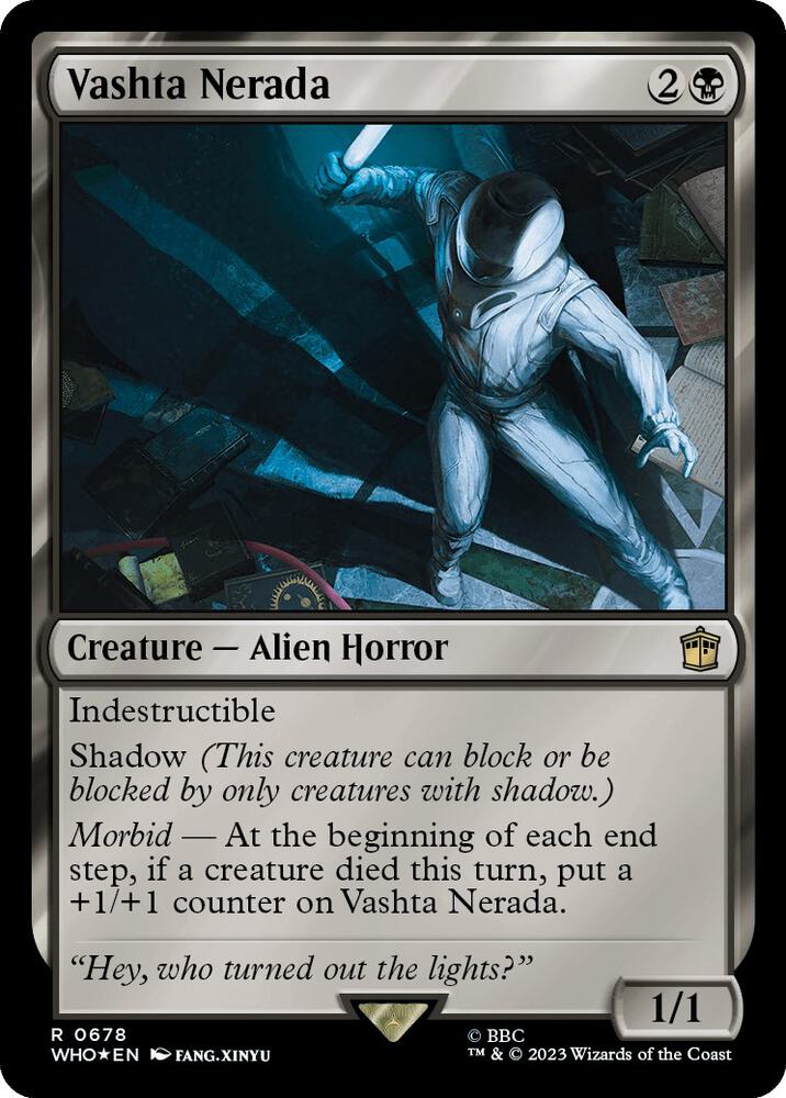 Vashta Nerada (Surge Foil) 678 card from Universes Beyond: Doctor Who