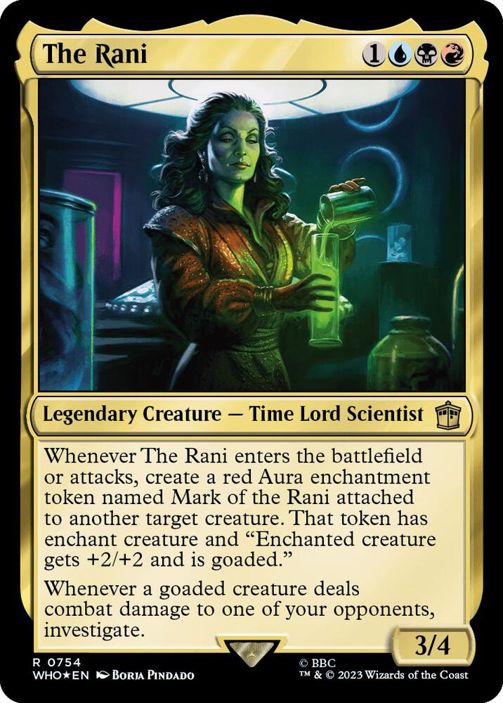 The Rani (Surge Foil) 754 card from Universes Beyond: Doctor Who
