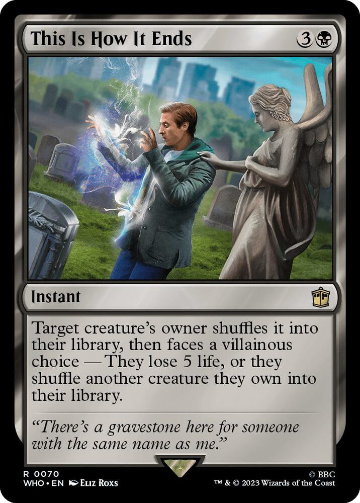 This Is How It Ends 70 card from Universes Beyond: Doctor Who