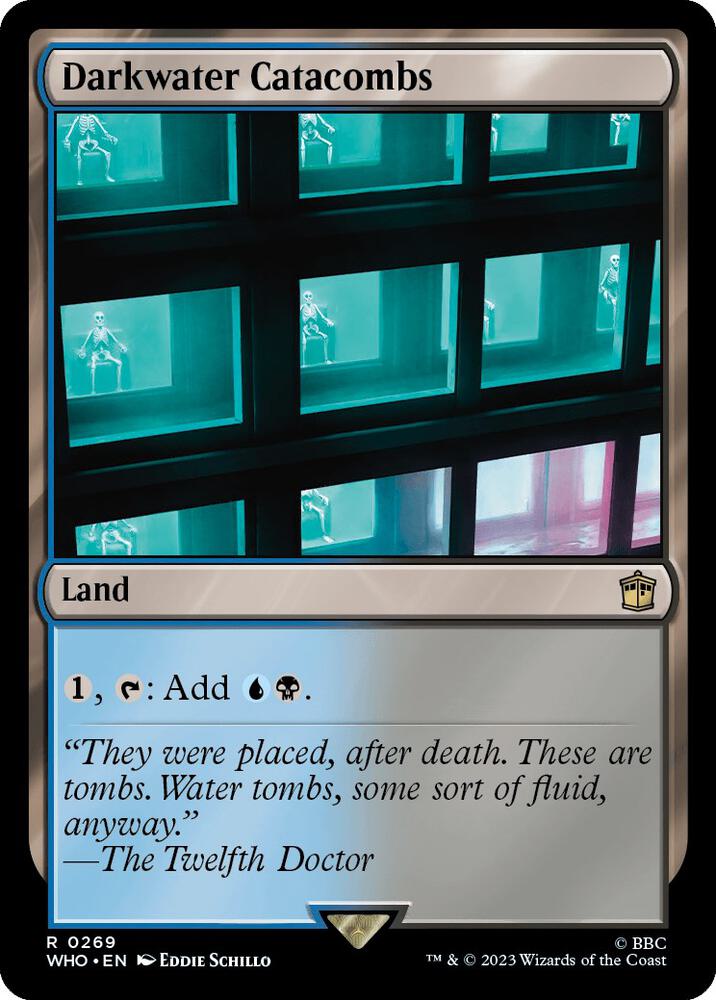 Darkwater Catacombs 269 card from Universes Beyond: Doctor Who