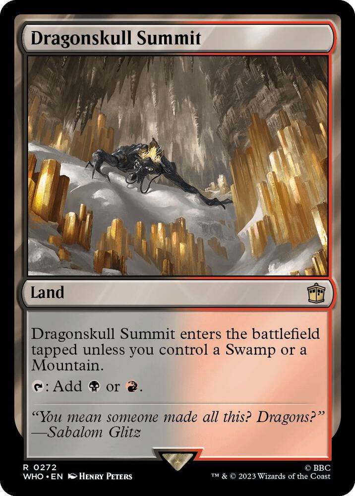 Dragonskull Summit 272 card from Universes Beyond: Doctor Who