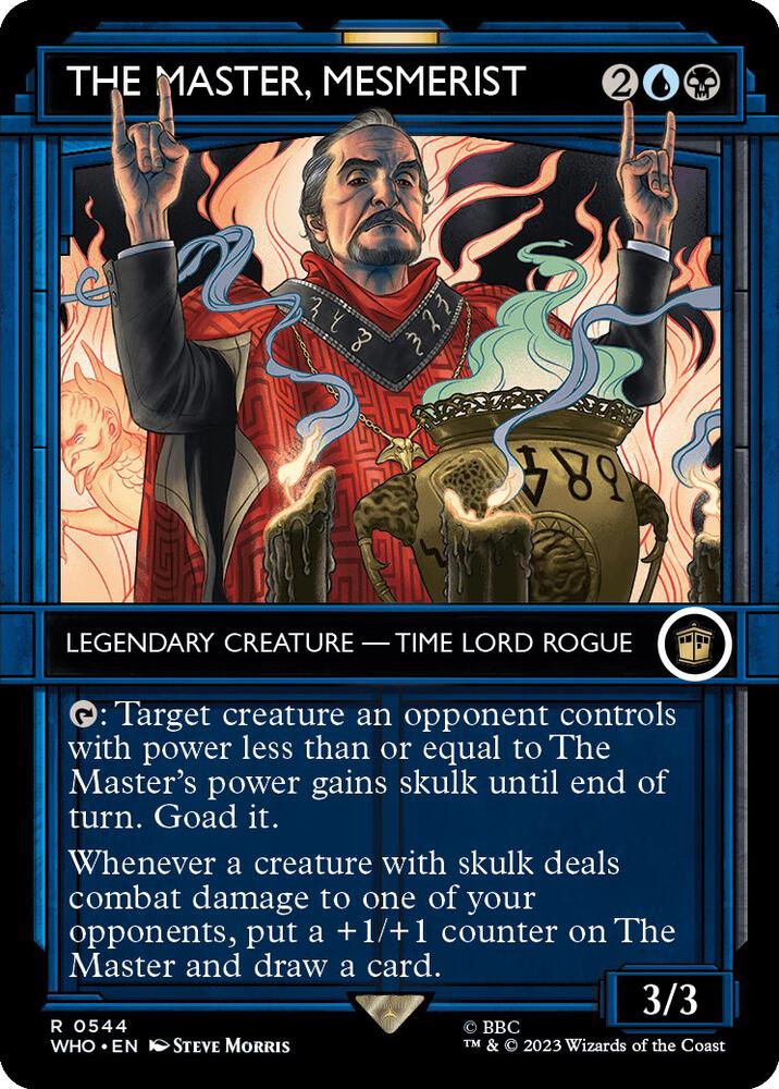 The Master, Mesmerist (Showcase) 544 card from Universes Beyond: Doctor Who