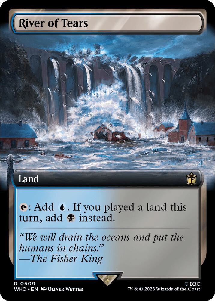 River of Tears (Extended Art) 509 card from Universes Beyond: Doctor Who