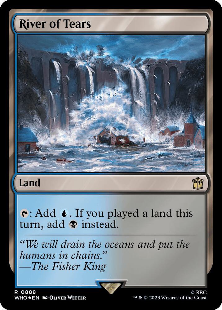 River of Tears (Surge Foil) 888 card from Universes Beyond: Doctor Who
