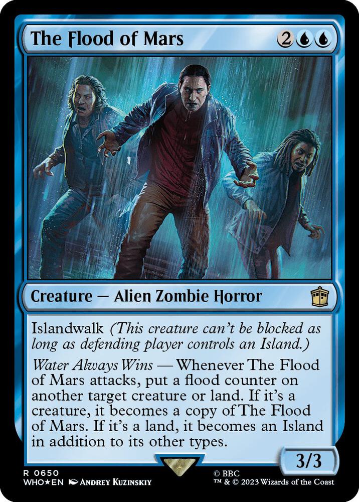 The Flood of Mars (Surge Foil) 650 card from Universes Beyond: Doctor Who