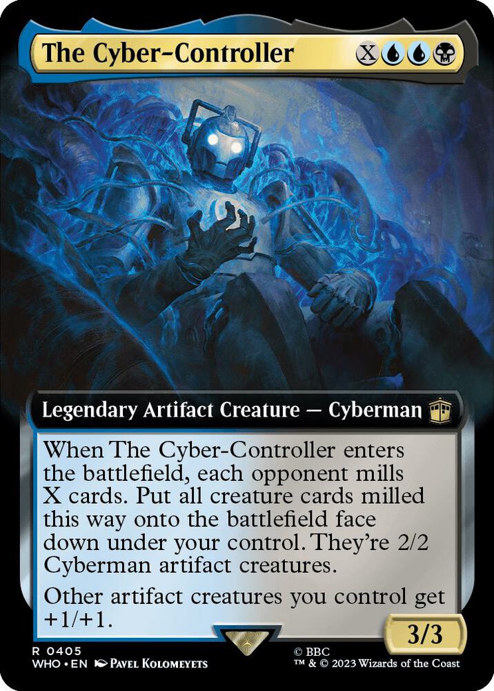The Cyber-Controller (Extended Art) 405 card from Universes Beyond: Doctor Who