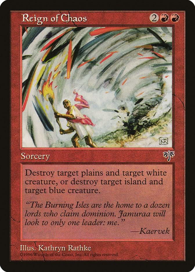 Reign of Chaos card from Mirage
