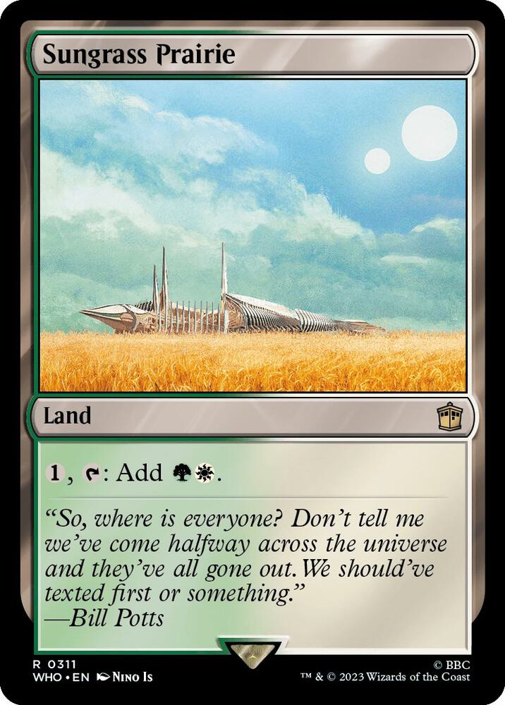Sungrass Prairie 311 card from Universes Beyond: Doctor Who