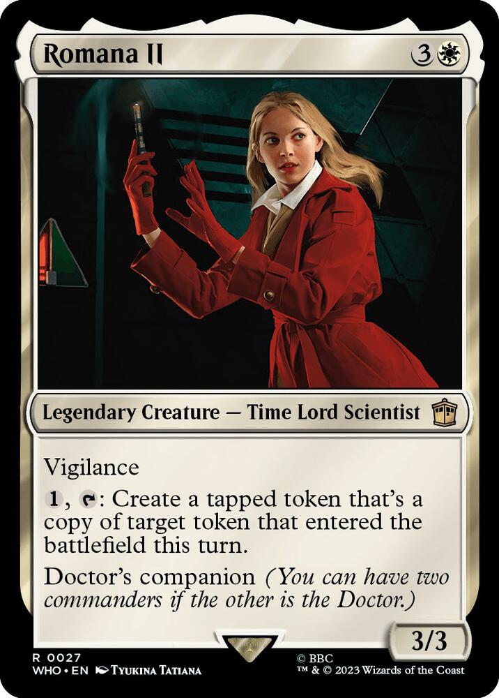 Romana II 27 card from Universes Beyond: Doctor Who