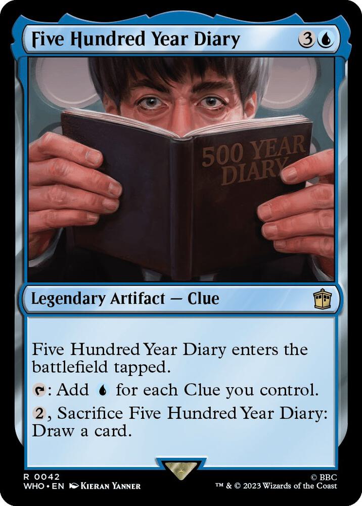 Five Hundred Year Diary 42 card from Universes Beyond: Doctor Who