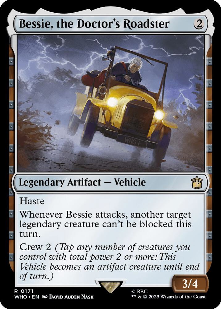 Bessie, the Doctor's Roadster 171 card from Universes Beyond: Doctor Who