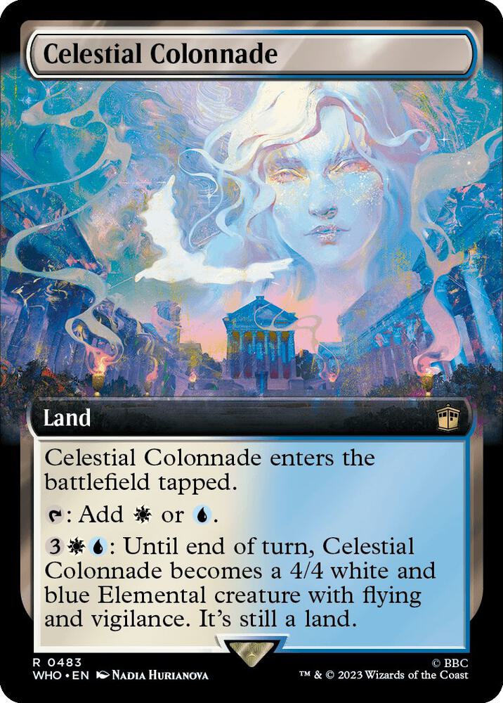Celestial Colonnade (Extended Art) 483 card from Universes Beyond: Doctor Who