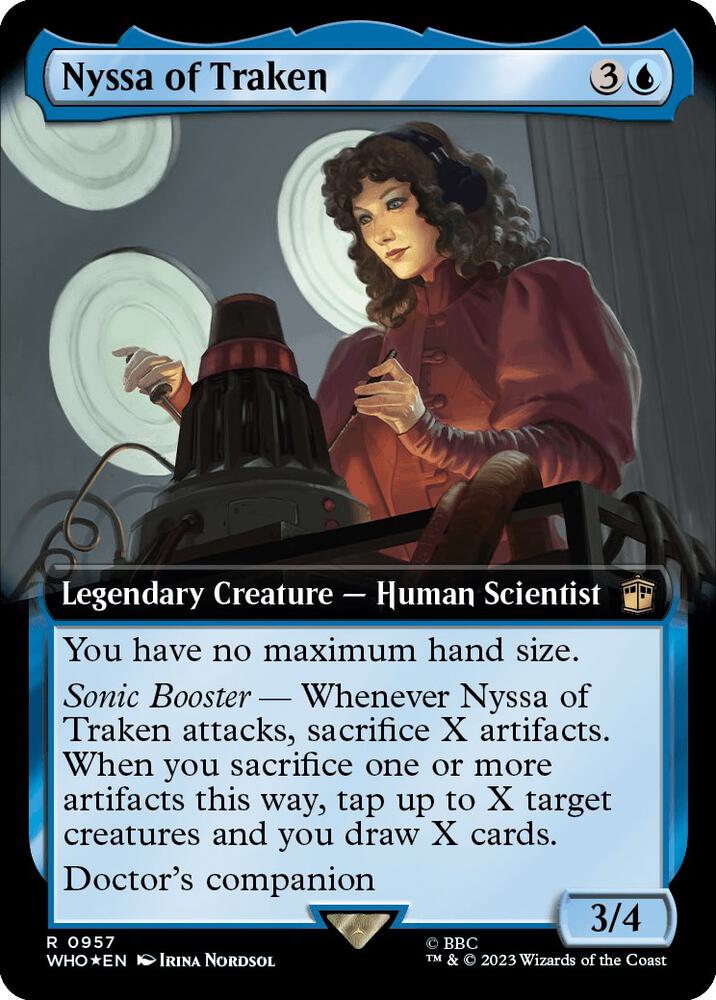 Nyssa of Traken (Extended Art) (Surge Foil) 957 card from Universes Beyond: Doctor Who