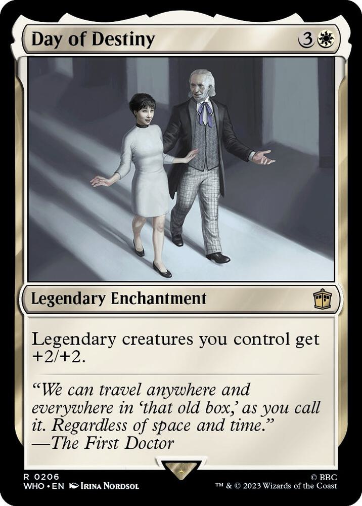 Day of Destiny 206 card from Universes Beyond: Doctor Who