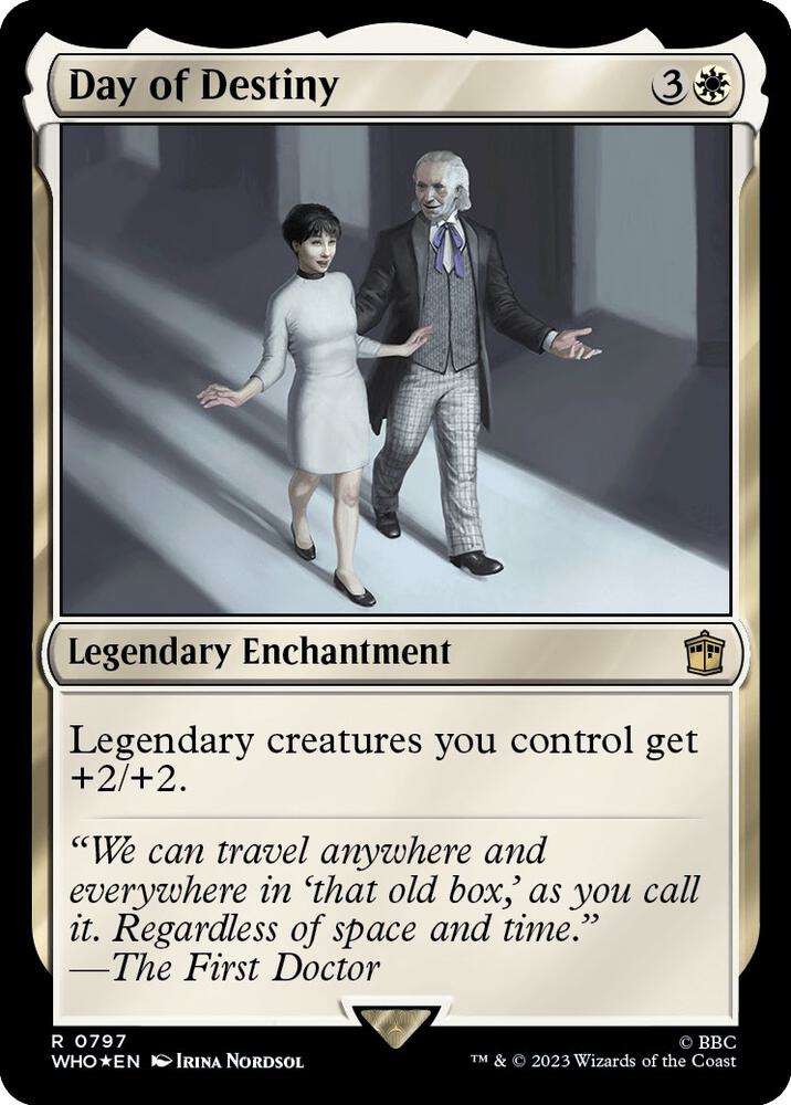 Day of Destiny (Surge Foil) 797 card from Universes Beyond: Doctor Who